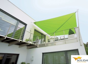 Soliday Sonnensegel Bildbeispiel Balkonbeschattung